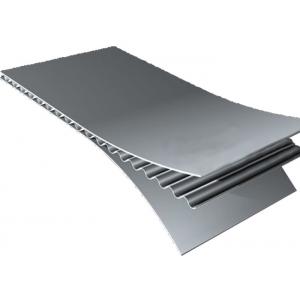 Low Maintenance Corrugated Aluminum Composite Panels Light Weight Moisture Proof