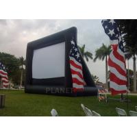 China Advertising Inflatable Outdoor Movie Screen , Inflatable Projector Screen on sale
