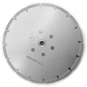 China Long Lifespan Electroplated Diamond Cutting Discs For Granite Ceramic Silver Advantage supplier