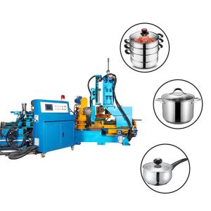 Automatic  Trimming and Beading Machine for Utensil Cookware edge trimming machine