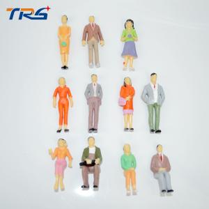 China O trem plástico da escala do ABS do 1:25 que constrói o peopleModel pintado treina figuras do passageiro para materiais de construção de modelos supplier