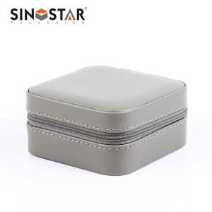 Small To Medium-sized Jewelry Capacity Leather Jewelry Box with Inner Box Size CUSTOM