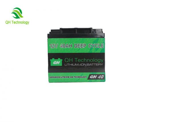 12Volt 40AH Lifepo4 Lithium Battery For Electric Cars , Wind Energy Storage