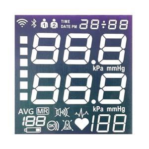 China Factory Sales TN Segment LCD Black And White Segment Code Sphygmomanometer Customizable Display wholesale