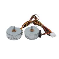 China Permanent Magnet Micro Stepper Motor And Gearbox 24V 4 Phase For MIni Printer 35MM on sale