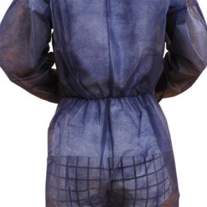China Lightweight Non Woven Coverall Without Hood Disposable Protective Clothing supplier