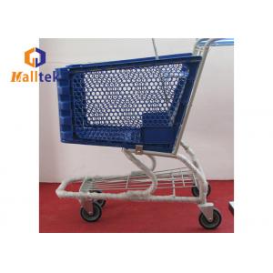China 100kgs Load 4 Wheel Grocery Shopping Carts 1160*580*1030mm supplier