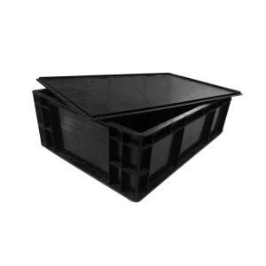 China 600x400x230mm Electronic Factory Anti Static ESD Plastic Box supplier