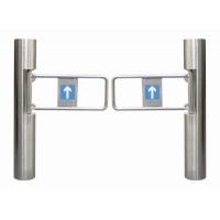 China Metro Station Entrance / Exit Control Pedestrian Swing Barrier With Control Board on sale