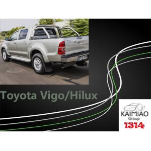 China Toyota Hilux / Vigo Electric Side Steps , Black Auto Truck Running Boards supplier