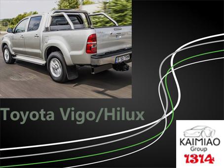 Toyota Hilux / Vigo Electric Side Steps , Black Auto Truck Running Boards