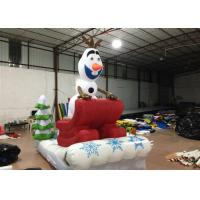 China Outdoor Blow Up Christmas Decorations , Commercial Activities Merry Christmas Inflatable on sale