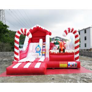 China Winter Theme Inflatable Bounce House Slide Snowman Combo Jumpers ROHS EN71 supplier