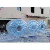 China 0.8 Mm Pvc Cylinder Inflatable Water Roller Ball , Water Walking Roller on sale