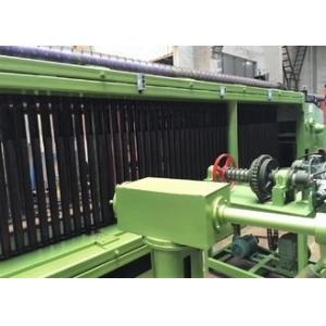 China 3 Cross  Galvanized Iron Gabion Making Machine With Big Worm Gear Case supplier