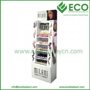 Makeup Mac Cosmetic Display Stand, Advertising Cardboard Display Stand