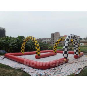 Durable 0.55mm PVC Tarpaulin Inflatable Zorb Ball Trace For Commercial Use
