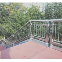 China Safety Stainless Steel Handrail Galvanized Stairway Outdoor Metal Stair Handrail on sale