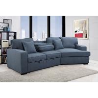 China European Style Modern Corner Sofa Bed With Tea Table Contemporary on sale