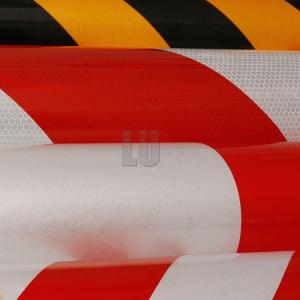 China Strong Adhesive Reflective Warning Tape For Traffic Barrier supplier