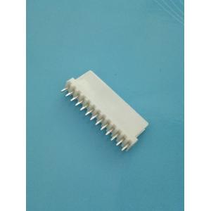 China 2.54mm Pitch Solder Circuit Board Pin Connectors Vertical Type White Color supplier