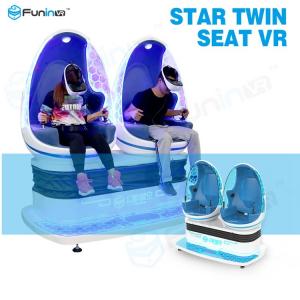 China Luxury Cabin 9D Virtual Reality Cinema / VR Motion Ride simulator For Theme Park supplier