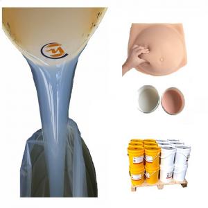 China 20A Platinum Cure Liquid Life Casting Silicone Rubber For Fake Belly supplier