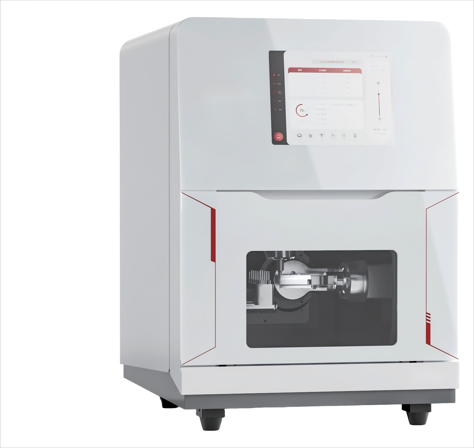 LMD-5 5-Axis Dry Milling Machine Mineral Casting Structure For Zirconia/PMMA/Wax Processing