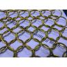 Stainless Steel Flexible Metal Mesh Drapery With 1.2MM Wire For Interior Drepary