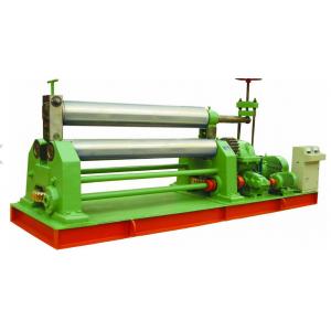 Three Roll Hydraulic Plate Rolling Machine With Main Drive Motor Power 15kw