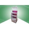 China Adjustable 3 - Shelf POS Cardboard Displays for Beauty Care Products wholesale