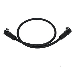 TPE Jacket Solar Power Cable Black Tinned Copper For PV Panel