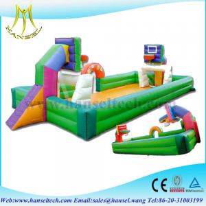 China Hansel Indoor table Inflatable football soap court with bottom sheet for amusement park supplier