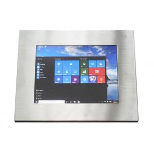 High Precision Stainless Steel Panel PC / Waterproof Touch Panel 64G SSD Hard Disk