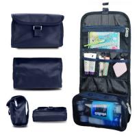 Travel Toiletry Washing Bag Makeup Case-polyester kit bag-easy traveling bag-foldable travel handbag with hooks
