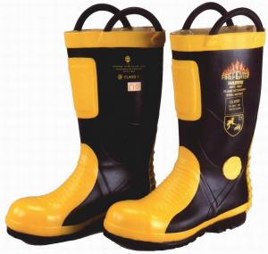 MED CE Cerificate Rubber Fireman Boots 