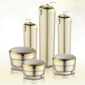 Golden Square Acrylic Cream Jar Cosmetic Packaging Jars WDA1-50g-a 72.5*62mm