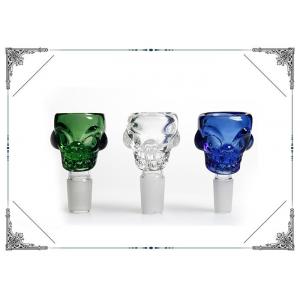Skull Bowl 14mm 18mm Male Colorful Thickening Glass Water Bongs Accessories