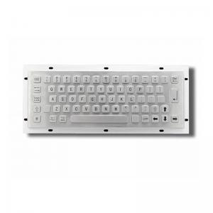 Vandal Resistant IK07 Medical Grade Keyboard 300x110mm Stainless Steel