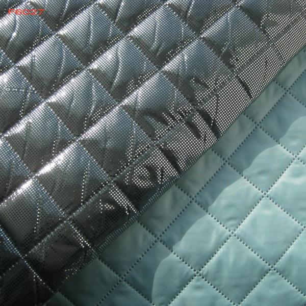 F6027 polyester termo quilting fabric with omni-heat fanction