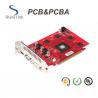 2.0mm Gold finger oem circuit boards pcba pcb assembly with Red soldermask