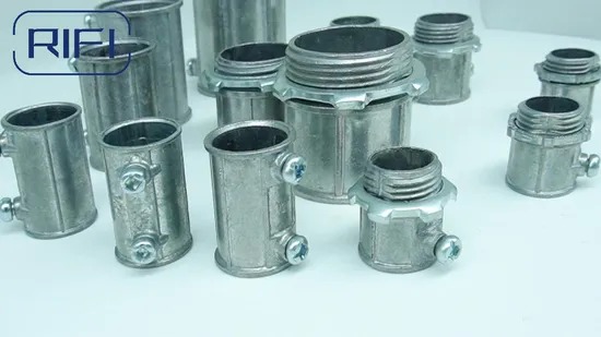 Aluminum EMT Conduit Fittings for Wall Application with Electrical Box Connection Set Screw Type