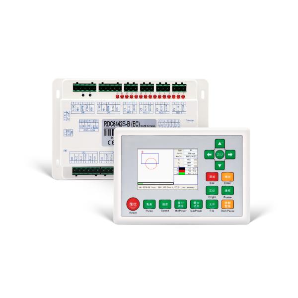 3.5 Inch Color Display CO2 Laser Controller With Double Heads Asynchronous