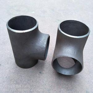 China JIS B2311 Sch40 Carbon Steel Reducing Tee 1 Inch Black Pipe Tee Wpb supplier