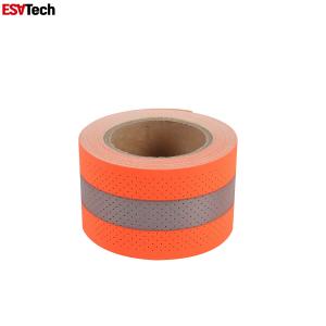 China Sew On Fire Resistant Reflective Fabric Tape FR Reflective Tape For Safety Wear supplier