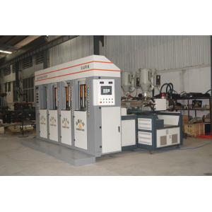 China Static slide type PVC/Tpr Outsole Injection Moulding Machine 4 stations 2 injectors supplier