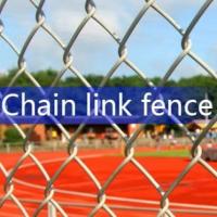 China 50*50mm Hot Dip Galvanized Chain Link Wire Mesh Fence For Football Ground Net on sale
