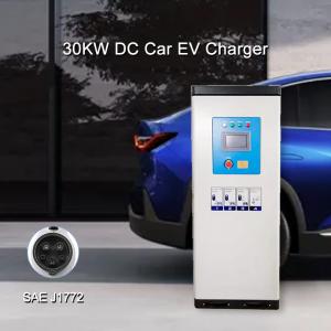 Commercial SAE J1772 30KW DC Car EV Charger Station Fast Charging