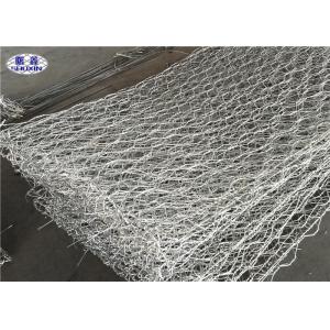 Double Twist Gabion Wall Cages For River Bed Protection Hexagonal Weave