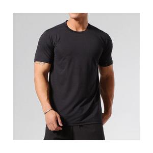                  Custom Logo T Shirt 95%Cotton 5%Spandex Gym Fitness Training Plain Men T Shirt             